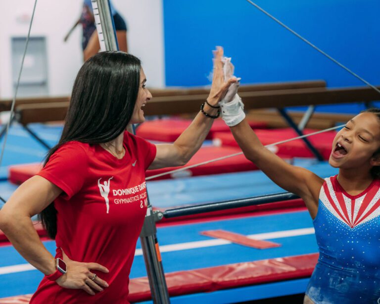 competitive gymnastics