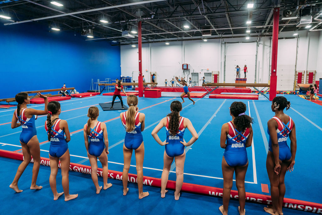 competitive gymnastics