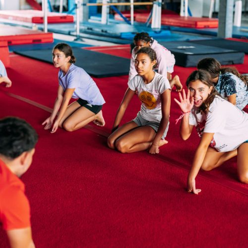 competitive gymnastics