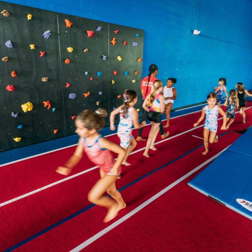 kids doing gymnastics