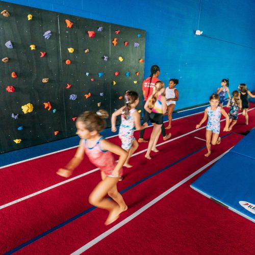 kids doing gymnastics