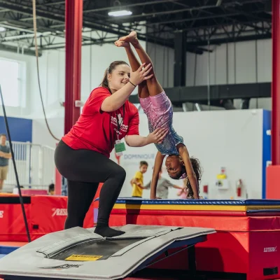 competitive gymnastics